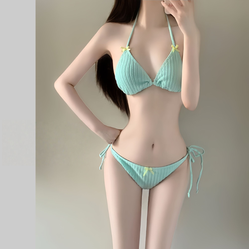 Bath - Set Bikini Lengan Panjang Wanita Musim