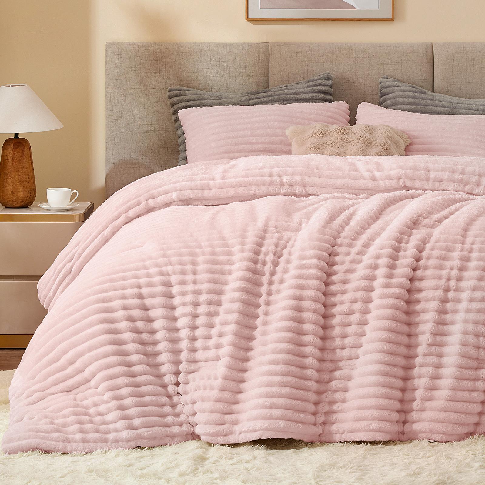 Fluffy Fleece Comforter King Size - Set Selimut Bulu Halus yang Sangat