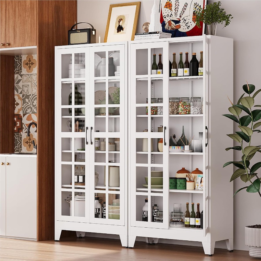 Lemari pajangan dengan pintu k - Kitchen ulasan dan harga