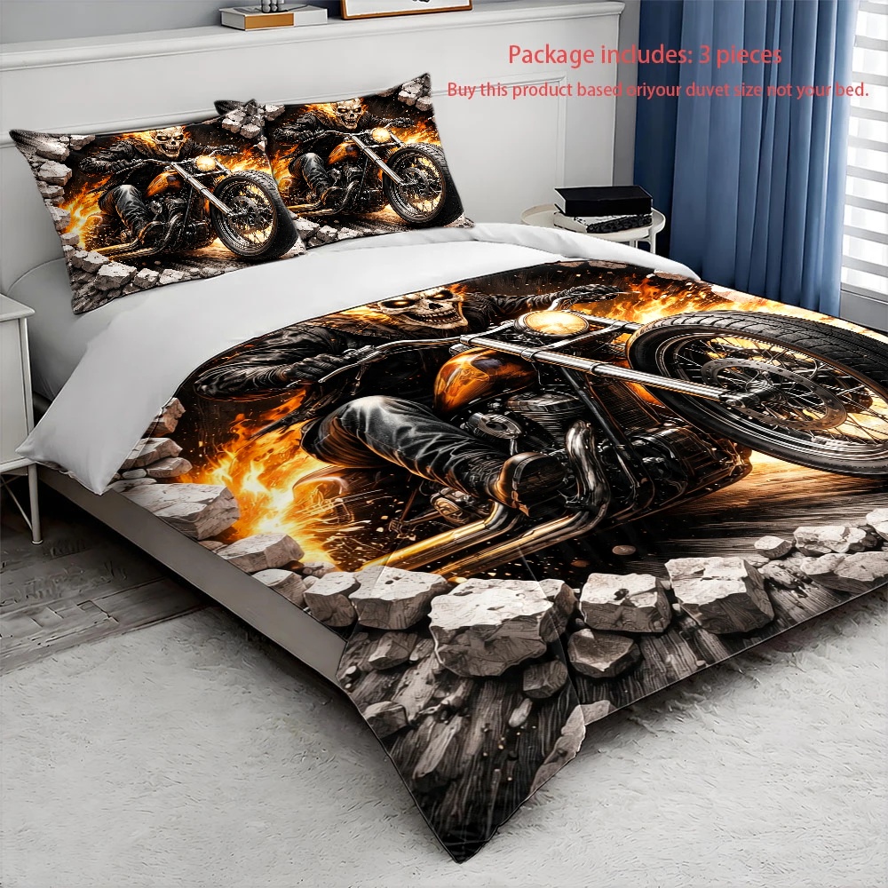 Set Selimut Sepeda Motor Ghost - Duvet Cover Sets With Zipper ulasan dan harga
