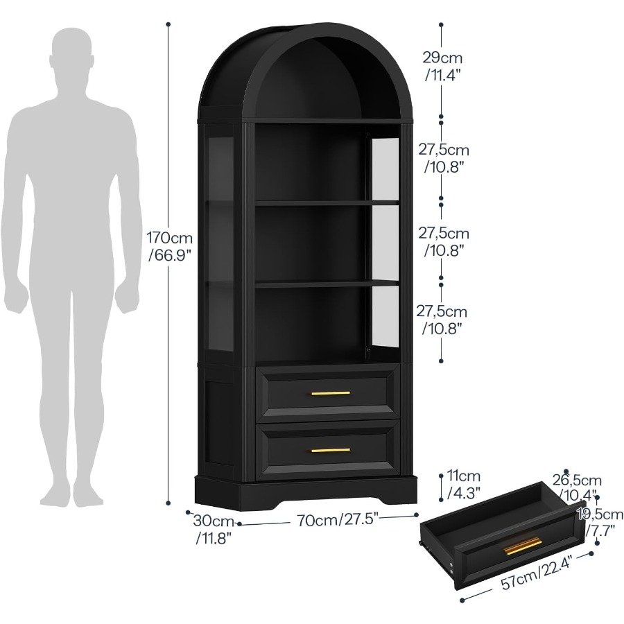 Lemari pajangan, rak buku ting - Storage & Organization ulasan dan harga