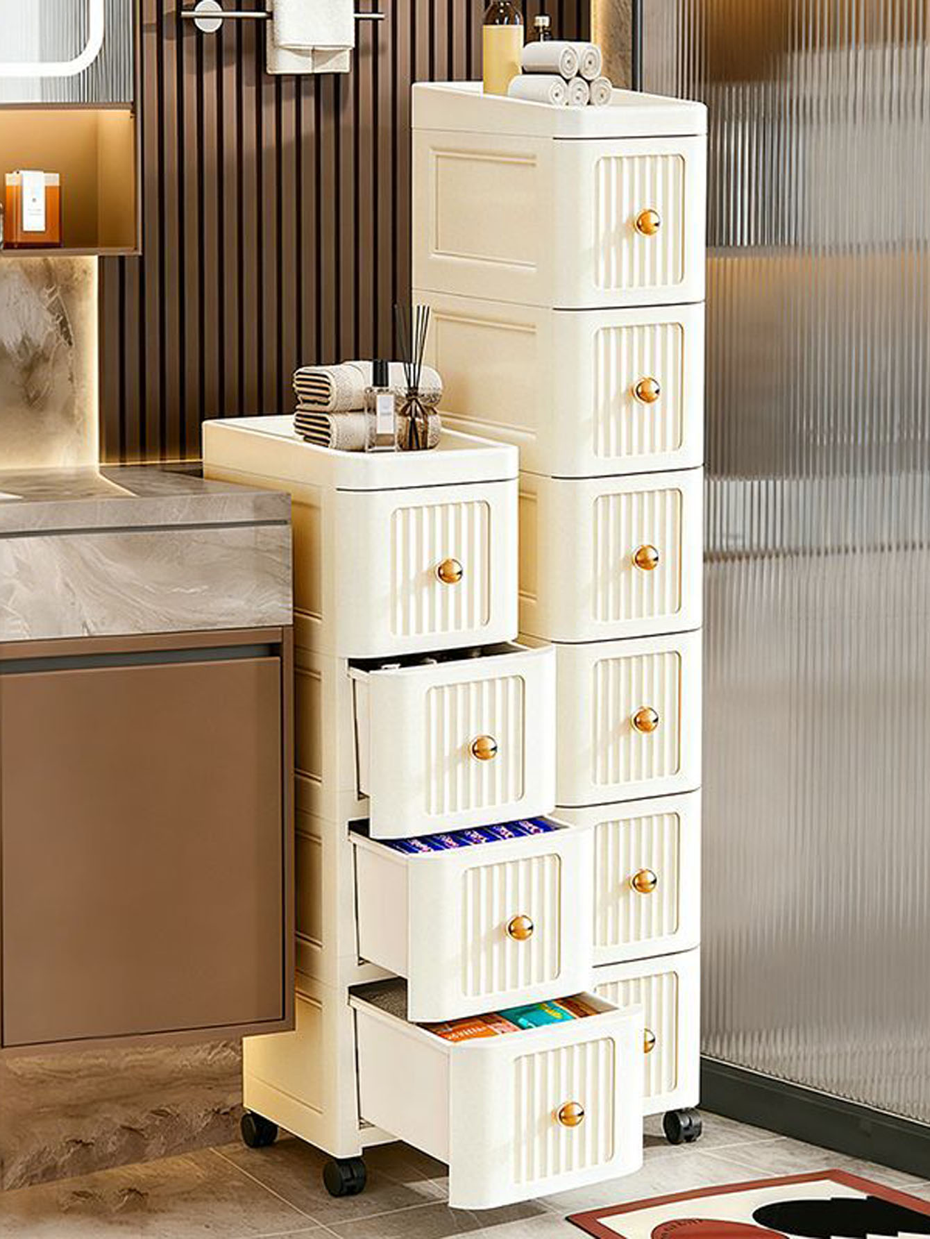 Lemari Penyimpanan dengan Cela - Storage & Organization ulasan dan harga