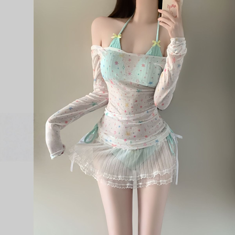 Set Bikini Lengan Panjang Wani - Bath ulasan dan harga