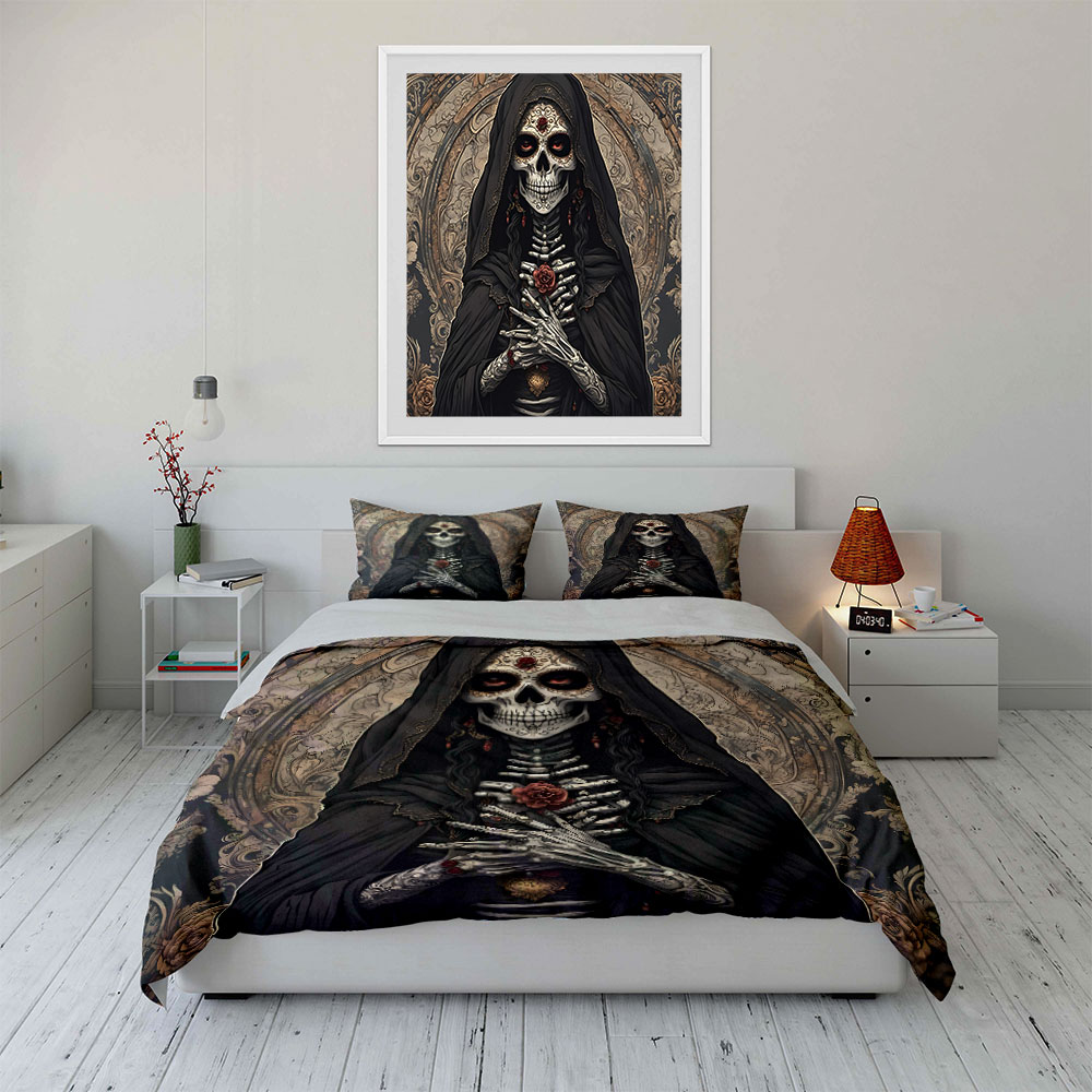 Set Penutup Selimut Pola Dark  - Duvet Cover Sets With Zipper ulasan dan harga
