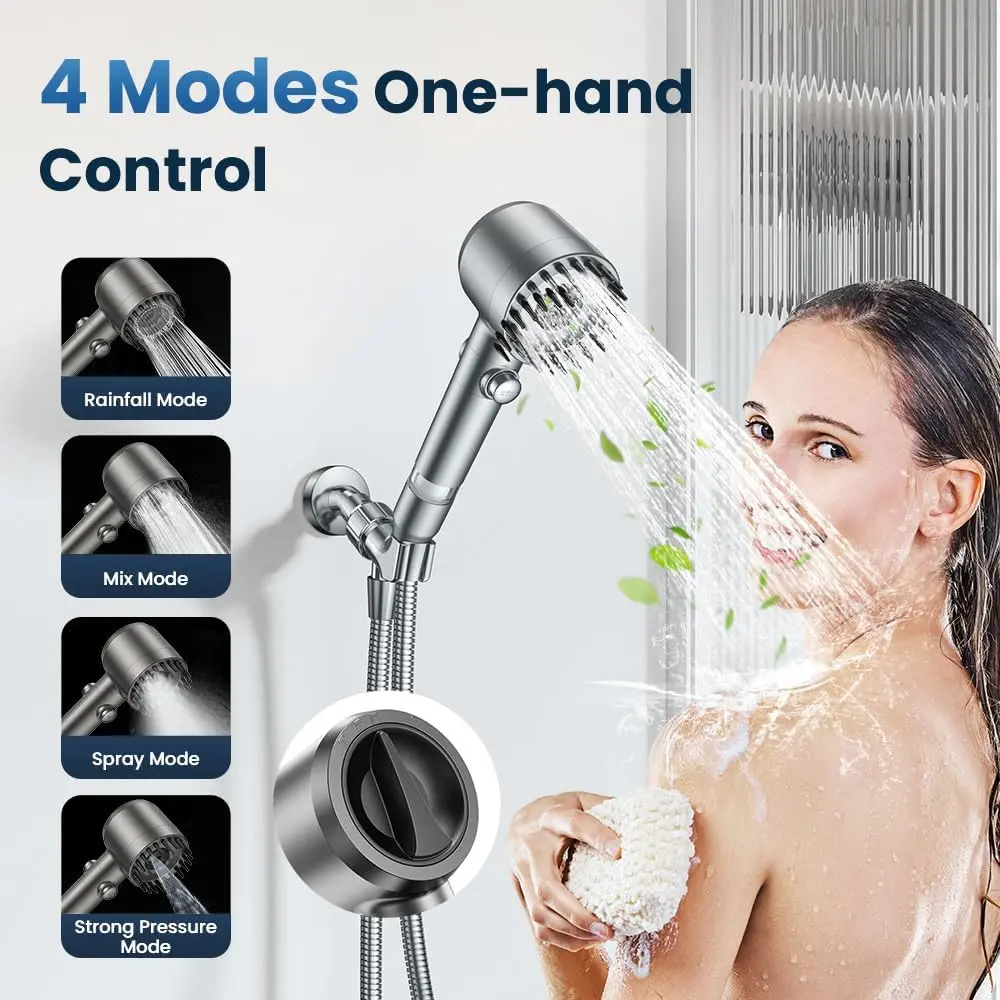 Kepala pancuran genggam bertek - High Pressure Shower Head Handheld ulasan dan harga