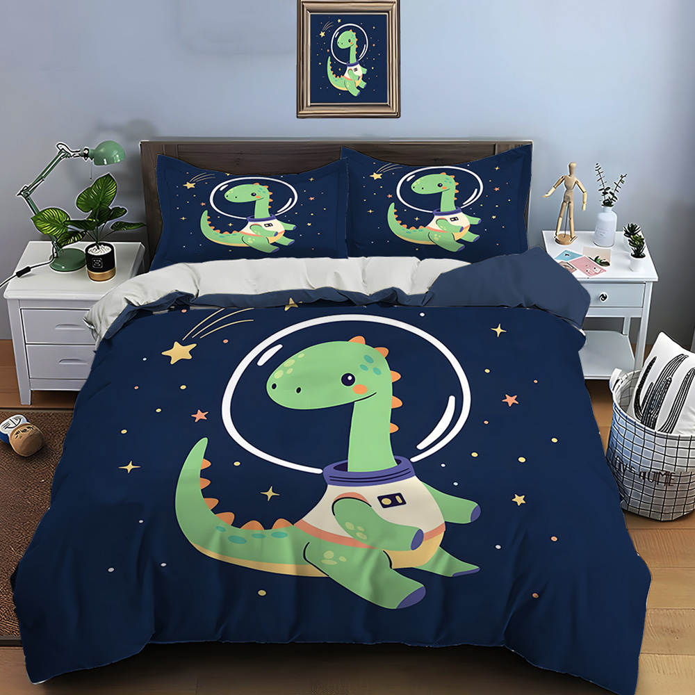 Dinosaurus luar angkasa dengan - Duvet Cover Sets With Zipper ulasan dan harga