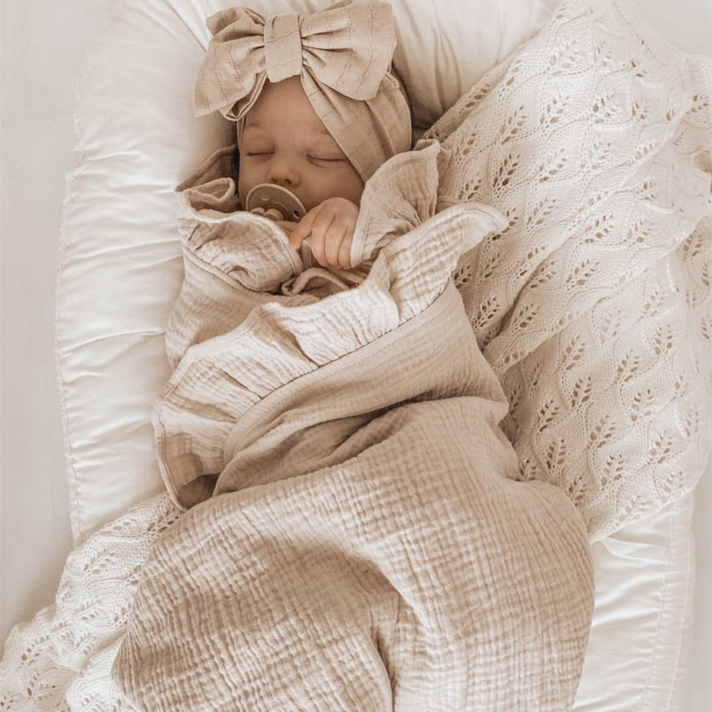 INS Selimut Bedung Bayi Kain K - Muslin Cotton Bedspread ulasan dan harga